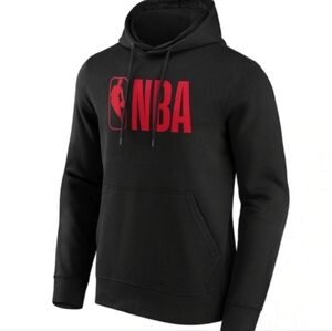 NBA Basketball Black With Red Graffic Men's Hoodie SIZE 2X